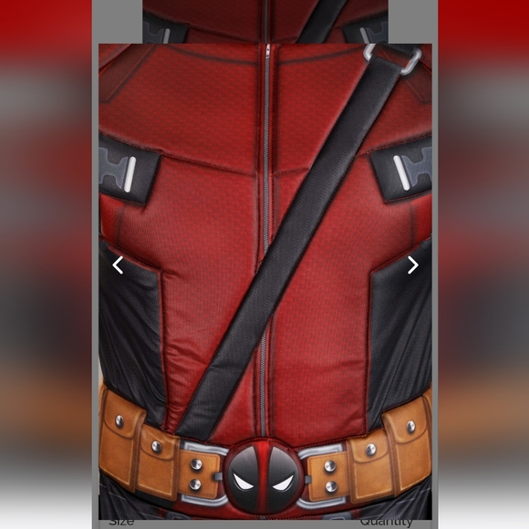 🖤❤️ Deadpool Adult Costume - Brand New Halloween Cosplay Suit - Picture 10 of 11